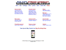 Tablet Screenshot of bigcitystrings.com